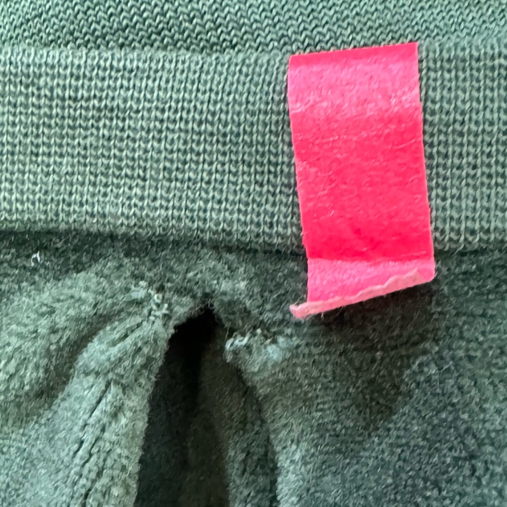 NWT Suzie Suzi Kondi Front Pleat Velour Sweatshirt in Bottle Green Sz XS - Picture 5 of 11